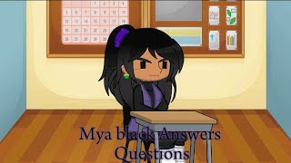 Mya Black Answers Your Questions(Dbz x dp AU) (QnA) (Ft:my Voice)