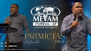 Culto de Primícias - 19h30 - 02/01/2024