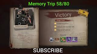 Memory Trip 58/80 doomsday last survivors 1 to 80 coming in chanel and Z-Virus Advance all mode