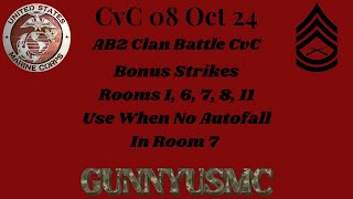 Angry Birds 2 AB2 Clan Battle CvC Bonus Strikes 8 Oct 24-Rooms 1, 6, 7, 8, 11 No Autofall edition