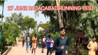 27 JUNE RAZAQABAD RUNNING TEST || Physical Test Razaqabad || Sindh Police