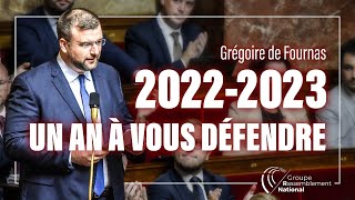 Grégoire de Fournas : 2022-2023, un an à vous défendre !