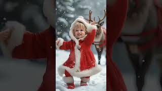 Kid dance Christmas #babyshorts #cutebaby