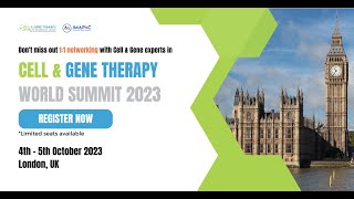 [CGTWS 2023] Cell & Gene Therapy World Summit 2023