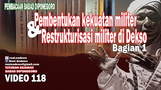 KEKUATAN MILITER PANGERAN PANGERAN DIPONEGORO DALAM SEJARAH PERANG JAWA | BAGIAN 1