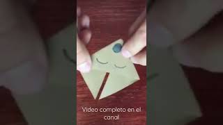 Zorro de papel | Origami fácil