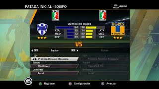 FIFA 11 (PS2) Gameplay - Monterrey vs Tigres