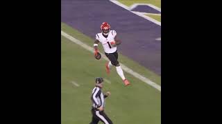 JAAMAR CHASE DESTROYS RAVENS SECONDARY 70 yard game tying TD Bengals vs Ravens #nfl #shorts #bengals