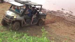 Polaris Ranger Breaks an Axle...! Colfax, LA Trucks Gone Wild 2013 RZR