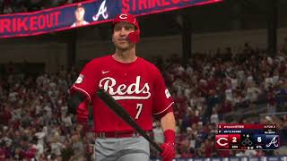 22 Jul 2024 - Reds at Braves in 4k - 84 game hitting streak!