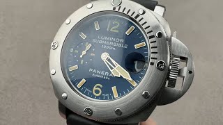 Panerai Luminor Submersible PAM 087 Tritium Dial (PAM00087) Panerai Watch Review