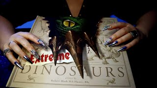 ASMR Book Covers Tracing & Tapping with Long Nails 💋 Whispering