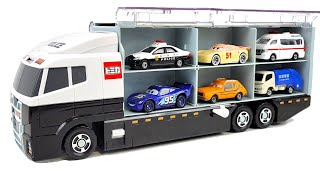 トミカ☆トミカのミニカーを開封してコンボイへ収納しよ☆Tomica opening and put in Okatazuke convoy!