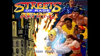 Streets of Rage Remake v5.1 gameplay - coop with AI