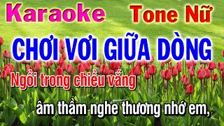 karaoke chơi vơi giữa dòng nhạc sống tone nữ [F#m] || Phương hiếu organ