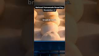 National Homemade Bread Day-November 17🍞🥖😋#homemadebread #november17 #daily