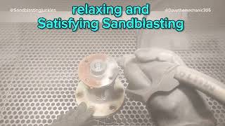 Sandblasting safety valve bonnet. long version . fast speed#satisfying