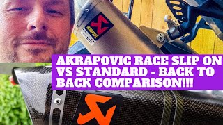 Akrapovic Race Slip On vs Standard OEM | 2020 APRILIA RSV4 1100 FACTORY | Sound Comparison!!!