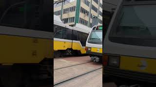 DART Light Rail in Dallas Downtown #shorts #youtube #video #cityscape #train #technology