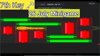 hamster Combat 26 July menegame | How to get 7th Key 🗝️ | how to solve today menegame