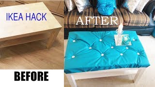 DIAMOND GLAM TUFTED COFFEE TABLE .IKEA hacks