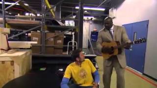 Inside The Nba   Shaq Crashes Barrys Guitar   15 4 14