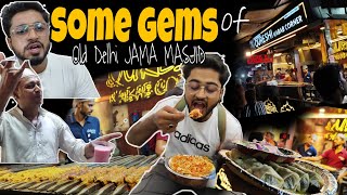 Some Gems of Old Delhi JAMA MASJID 😍😋 | BEST Non Veg Street food In Delhi✨