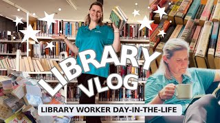 Come Work in the Library With Me: A library worker day-in-the-life.