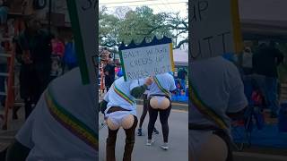 Salt Wedgie creeps up rivers butt 💜💛💚#mardigras #mardigras2024 #neworleans