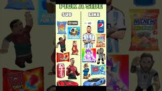 PICK A SIDE ‼️ #shorts #fyp #blowup #viral #pickasideyoutube #subscribe #like #roblox #fypシ