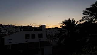 Altea. Larga exposición atardecer desde la torre vigía