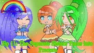 Shining Rainbow Precure | Ep 11: The Separate Sisters Turns Into A Precure | Gacha Club Roleplay