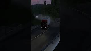 #Mercedes #Actros w Gruzji: Górskie Wyzwania 🌍🚛🛤️⛰️ #Georgia #Gruzja #shorts #ets2 #tandem