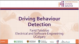 Driving behaviour detection