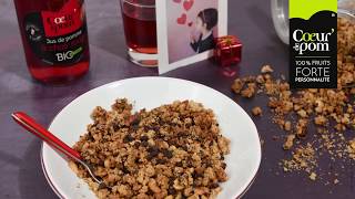 Müesli maison  - Coeur de Pom' - Tuto recette goûter/petit dèj'