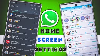 dYo Whatsapp Home Screen Settings || Part 1