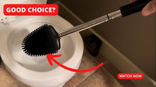 Sellemer Toilet Brush and Holder Set with Silicone (Genuine Review)