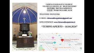 APERTURA TEMPIO VALDESE DI PALERMO DEL 16.04.2024