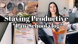 LAW SCHOOL VLOG: STAYING PRODUCTIVE ON FRIDAY & PREPARING FOR THE WEEKEND!