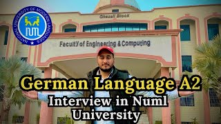 German Language A2 Interview In Numl University Islamabad || A day at Numl || Funny Vlog || Arvlogs