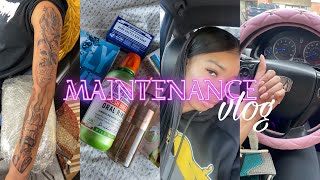 MAINTENANCE VLOG | I got scammed🤦🏽‍♀️… hair, tattoos, nails, self care shopping