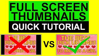 Perfect size for Youtube thumbnails | CUSTOM THUMBNAILS ON YouTube | Assorted Kaalaman