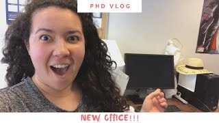 PhD Vlog: New Office!