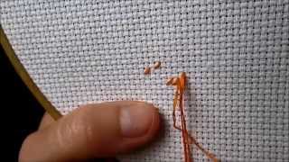 TUTO BRODERIE FACILE : Le demi-point de croix