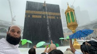 Heavy rain on last Friday of 2022 in Mataf, Makkah 🕋