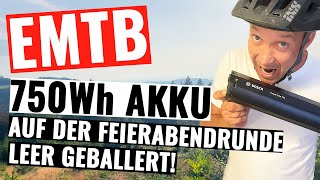 750Wh Akku in unter 3h leer geballert! Freiburg Trails EMTB Feierabendrunde