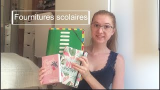 BACK TO SCHOOL: Mes fournitures scolaires FAC