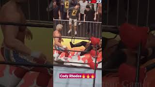 Cody Rhodes vs Rikishi - WWE2K23 #shorts #wwe #codyrhodes #rikishi