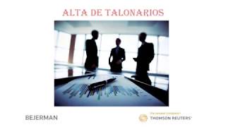 BEJERMAN ERP | Alta de Talonarios