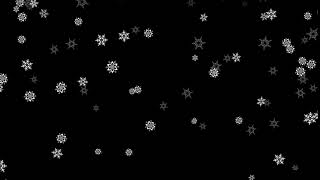 Snow Sparkle Falling Effect | Snow falling black screen